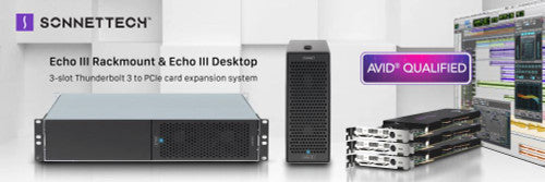 Sonnet Echo III Desktop 3-slot PCIe Card Expansion for Full Size Cards Sonnet Echo III Desktop 3-slot PCIe Card Expansion for Full Size Cards
